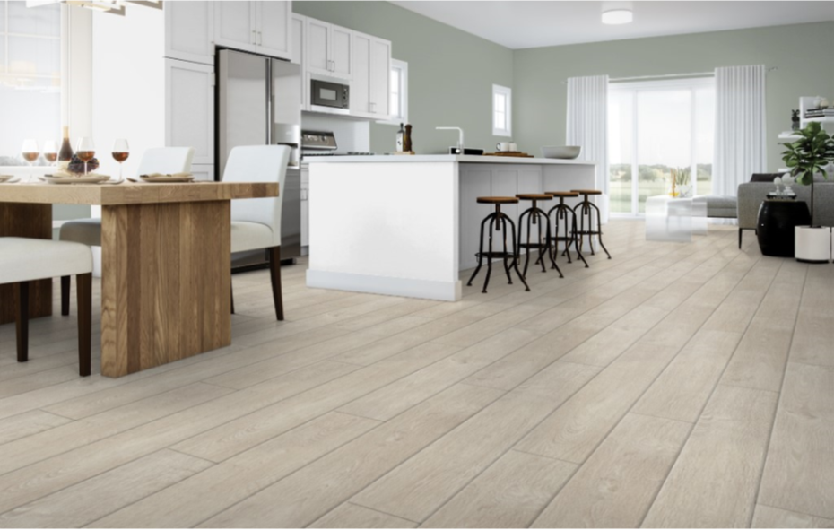 Kitchen with Acacia Haze walls