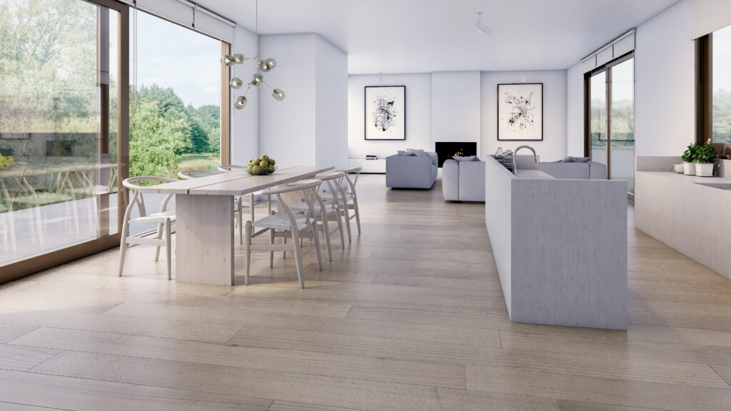 Kitchen with TORLYS Everest XP Designer Plus in Toro Oak