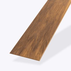 A single rectangular Johnson* plank with a wood grain pattern and warm brown color, displayed against a plain light background.