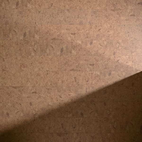 Vintage Natural features a textured brown cork wall with a diagonal shadow across the lower right corner, highlighting the contrast between illuminated and shaded areas.
