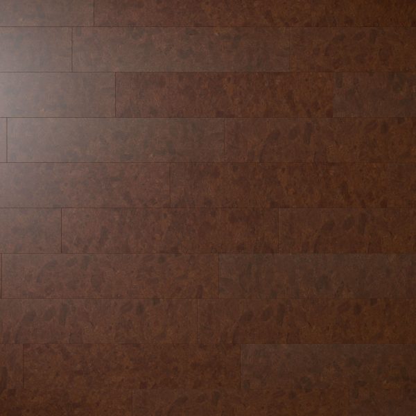 The Vintage Western Saddle rests on a brown wooden floor with polished, elongated rectangular planks arranged in a staggered pattern and a slight light reflection in the upper left corner.
