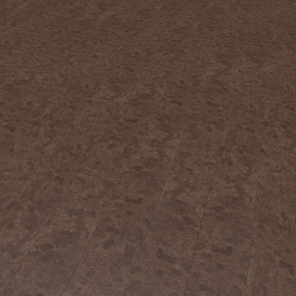 Close-up view of Vintage Shoreline—a dark brown, textured wooden floor featuring visible grain patterns and subtle seams between the planks.