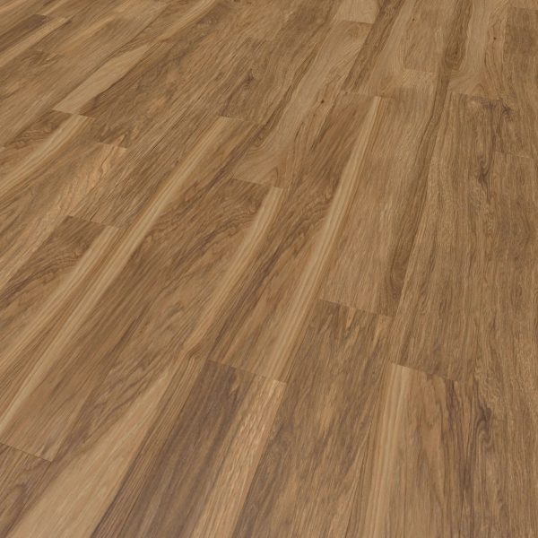 The Johnson* wooden floor features medium brown planks with varied grain patterns and subtle color variations, creating a warm and rustic look.