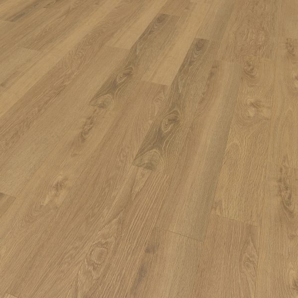 Bow features light brown wooden flooring with a natural grain pattern, subtle knots, and a smooth finish. The planks are arranged lengthwise to create a warm, inviting look.