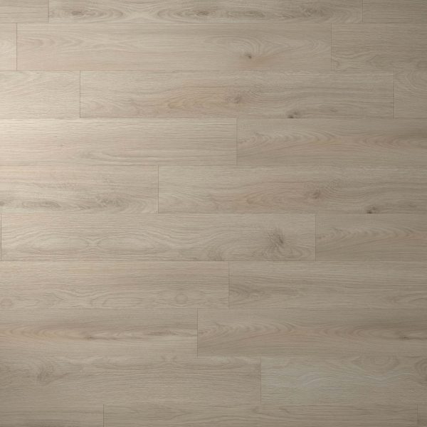 O'Hara features a light brown wooden floor with a subtle grain pattern and evenly spaced horizontal planks, offering a smooth, natural look.