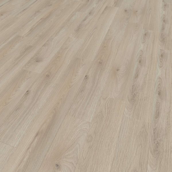 O'Hara light wood flooring displays a natural grain pattern with subtle tone and texture variations, shown at an angle highlighting several planks.