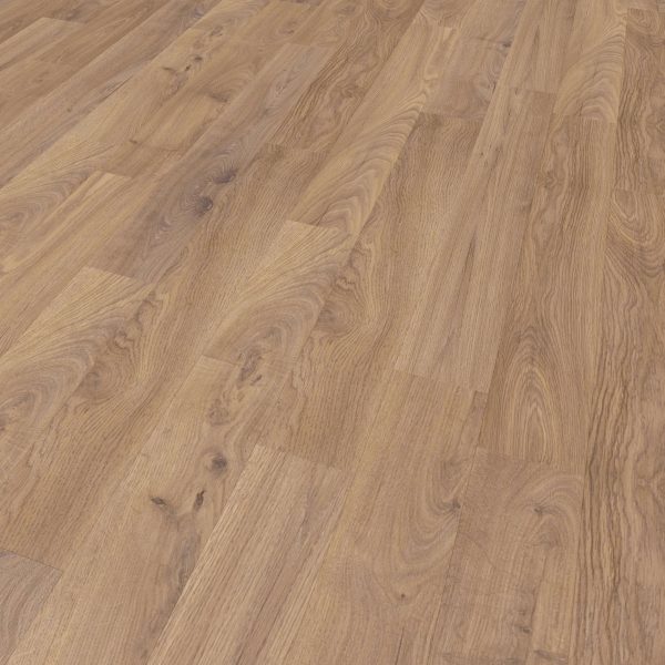 Woolley* features a light brown wooden floor with natural grain patterns, mixing straight and wavy lines. The planks are laid side by side, highlighting color and texture variations typical of real wood.