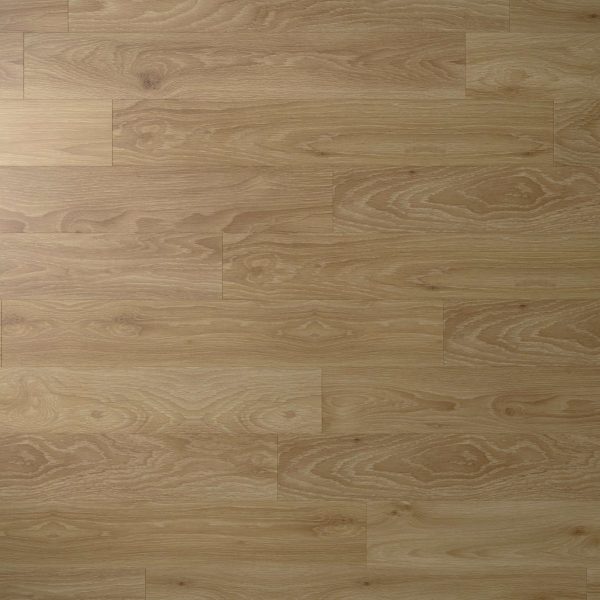 Pyramid features light brown wooden planks with a natural grain pattern, matte finish, and subtle tonal variations. Visible knots enhance its realistic texture, while the flooring is arranged in a staggered formation.