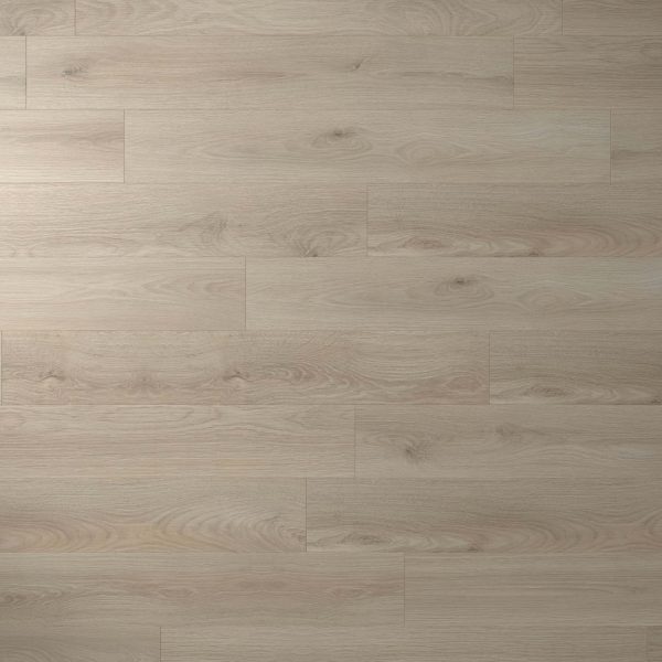 Tekarra features long, light-colored wooden planks with a smooth finish and natural wood grain patterns, arranged in a staggered layout.