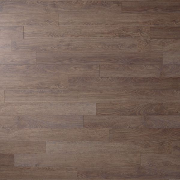 Rockwood brown wooden floor features neatly aligned horizontal planks with a smooth, natural grain pattern in varying brown shades for a warm, polished look.