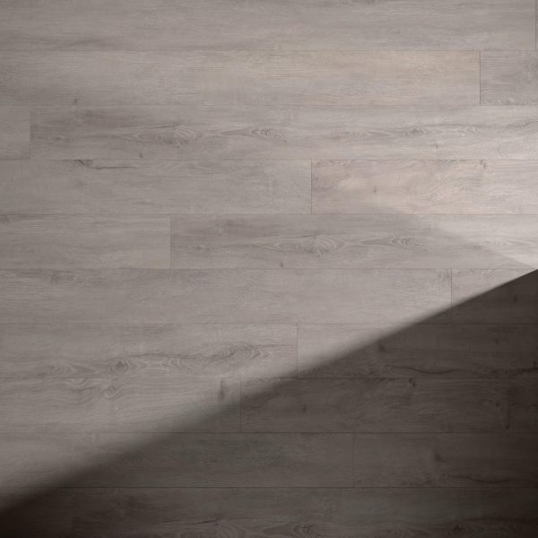 High Point features gray wooden floorboards with subtle grain patterns. A diagonal shadow crosses the lower right corner, adding striking contrast between lit and shaded areas.