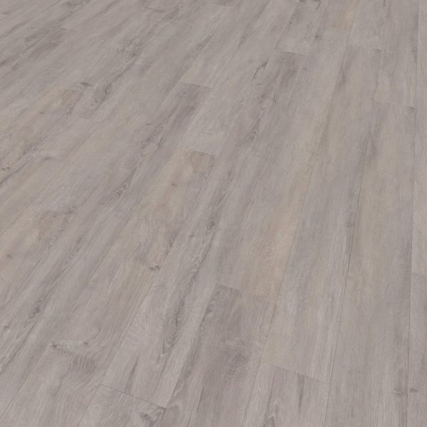High Point features light gray wooden flooring with a subtle wood grain pattern in long, rectangular planks. The smooth, slightly reflective surface creates a clean, modern look.