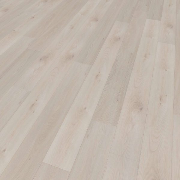 Cable Bay features light-colored wooden flooring with a smooth matte finish and subtle natural grain, arranged in parallel planks for a clean, bright, and spacious appearance.