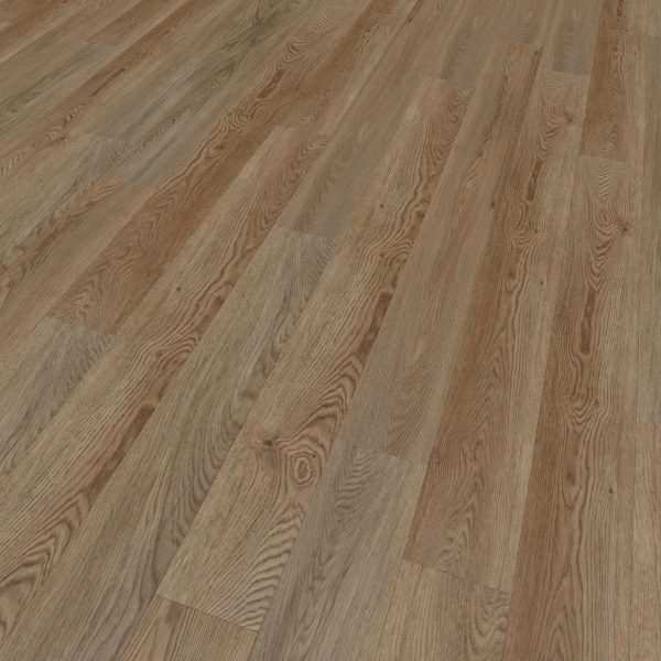 Spanish Point* features medium brown wooden planks in a staggered layout, showcasing natural grain and texture. The smooth, polished surface highlights subtle color and grain variations.
