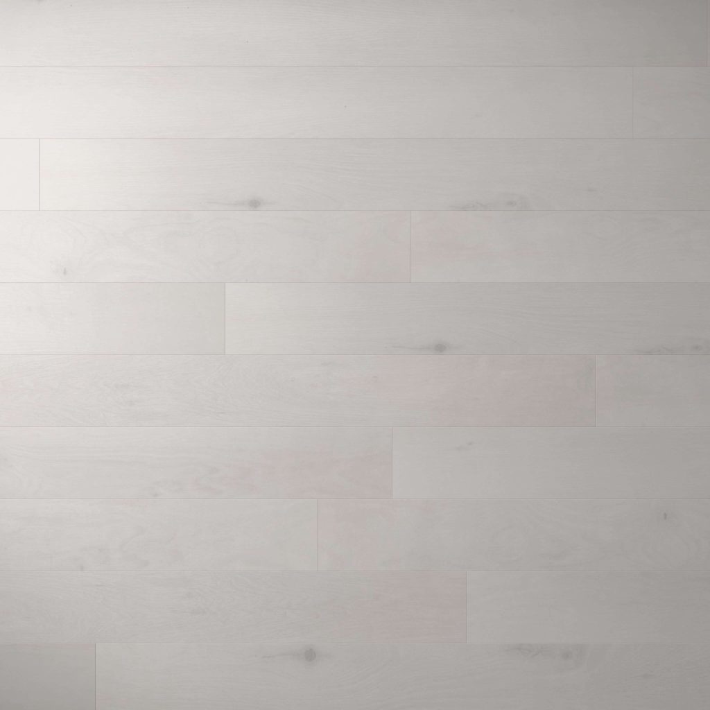 Harmac features light-colored wooden floorboards laid horizontally, showcasing visible wood grain and subtle knots for a smooth, modern look.