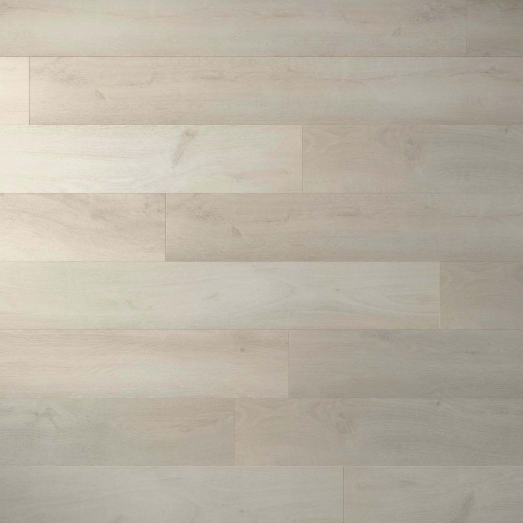 Atherton* features light-colored wooden floor planks arranged horizontally, with a smooth matte finish that highlights subtle wood grain and natural tonal variations.