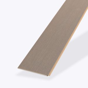 A single, narrow, rectangular strip of Castle Rock Oak flooring is shown against a plain white background, positioned diagonally.