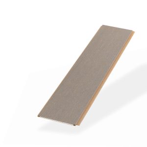 A single Castle Rock Oak* (Right) rectangular panel with a wood-like texture and metallic edge, displayed at an angle on a white background.