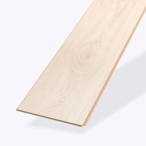 A single Minerva Oak flooring plank in light wood color with a subtle grain pattern, displayed isolated on a white background.