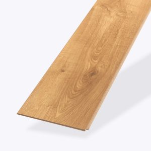 A single rectangular plank of Vulcan Oak in light brown, featuring a natural grain pattern, displayed on a white background.