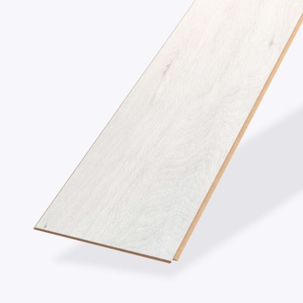 A single Damon Oak plank in a light wood tone with subtle grain texture, shown isolated on a plain white background.