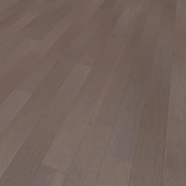 Bramble Oak* features dark brown wooden floorboards with a smooth, polished finish and visible wood grain patterns, arranged lengthwise.