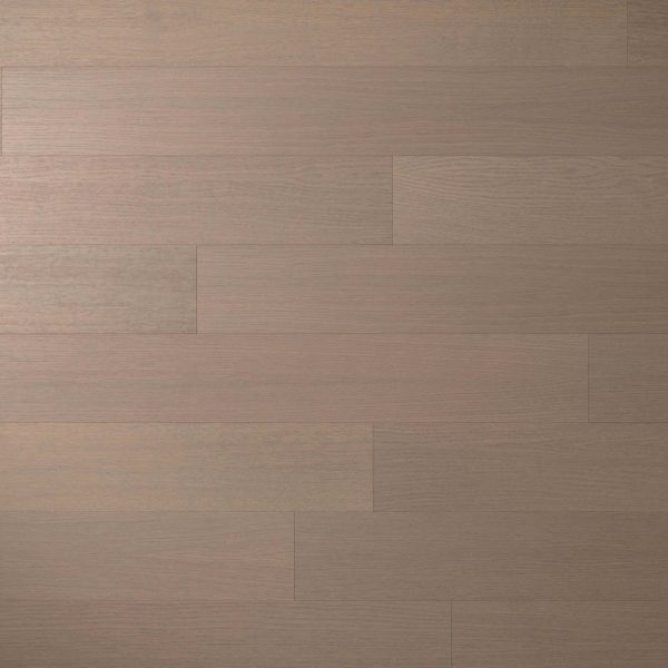 Solano Oak R&Q features light brown wooden flooring with horizontal planks in a staggered pattern, showcasing natural wood grain and a smooth, matte finish.