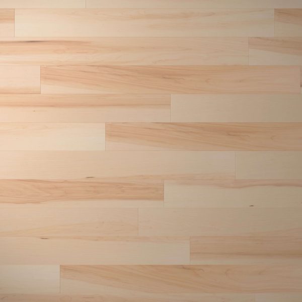 Maple Natural features light-colored horizontal planks with natural wood grain patterns and subtle shade variations. The smooth, clean surface creates a warm, neutral background for any room.