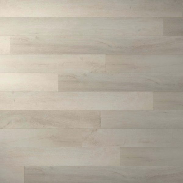 Badosa* features light gray wooden floorboards arranged horizontally with subtle wood grain and natural texture variations. The evenly spaced boards provide a clean, modern look.