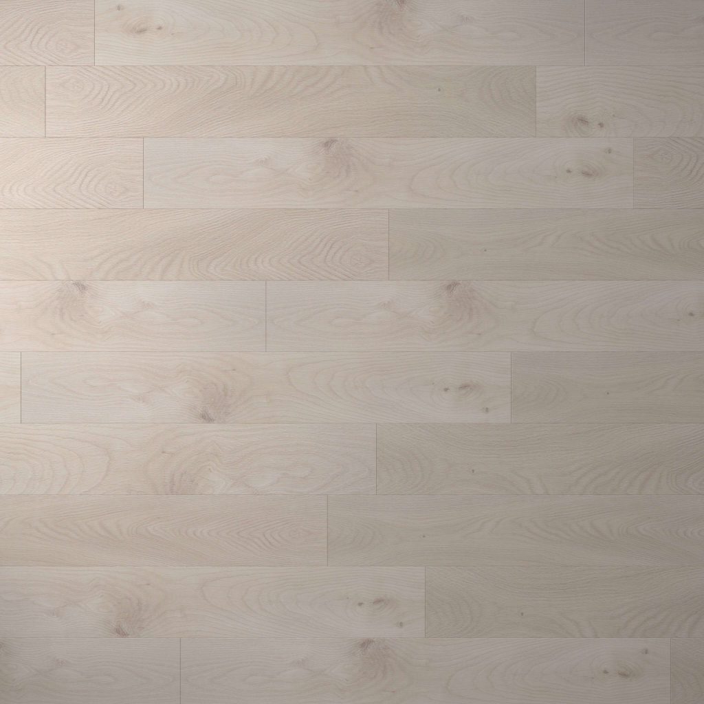 Lafleur* features a light-colored wooden floor with visible grain patterns and subtle knots, arranged in horizontal planks. The surface is smooth and evenly finished.