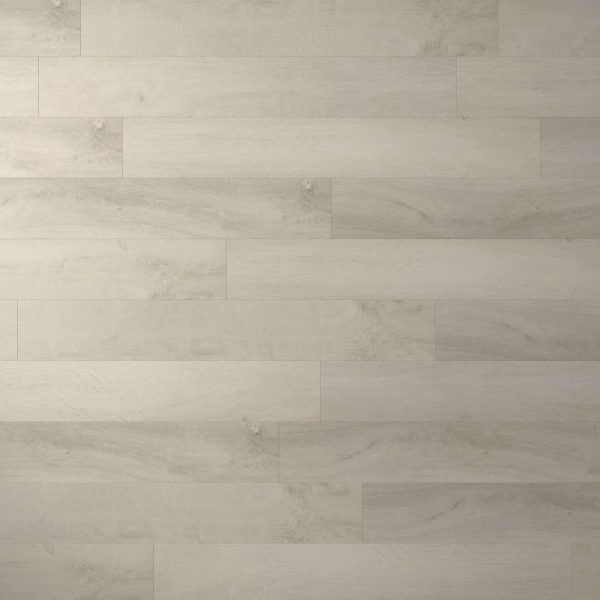 Gartner* light gray wooden floor planks feature a staggered layout, subtle wood grain texture, and natural color variations.