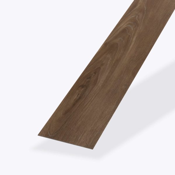 A single narrow plank of Sydney Oak wood flooring featuring a natural brown grain pattern, displayed on a plain light background.