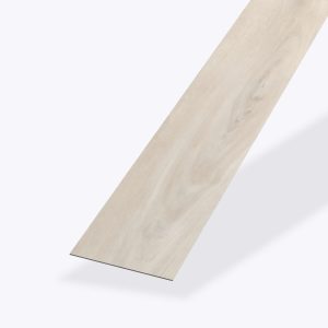 A single Whistler Oak light wood vinyl plank with a smooth surface and subtle grain pattern, displayed on a plain white background.