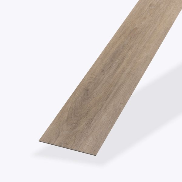 A single Tokyo Oak* plank, rectangular and light brown with a subtle grain pattern and smooth edges, is displayed on a plain light gray background.