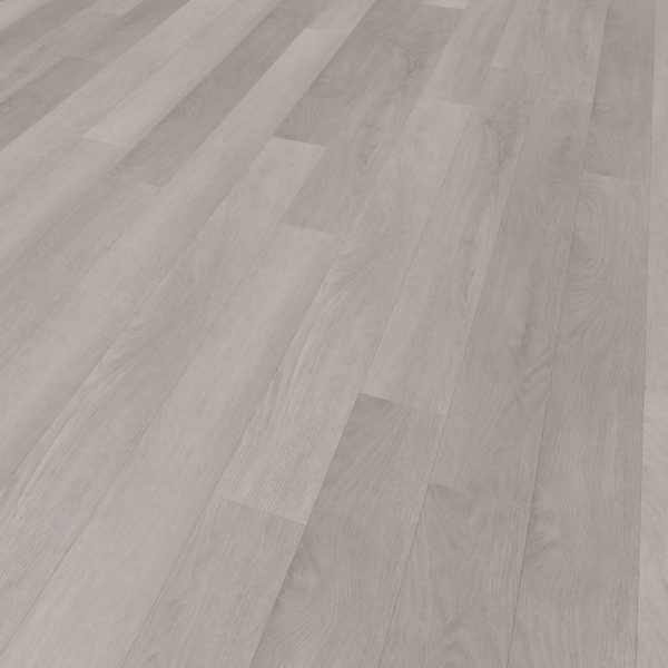 Hendrie features light gray wooden planks with a subtle grain pattern, arranged in a staggered layout for a clean, modern look.