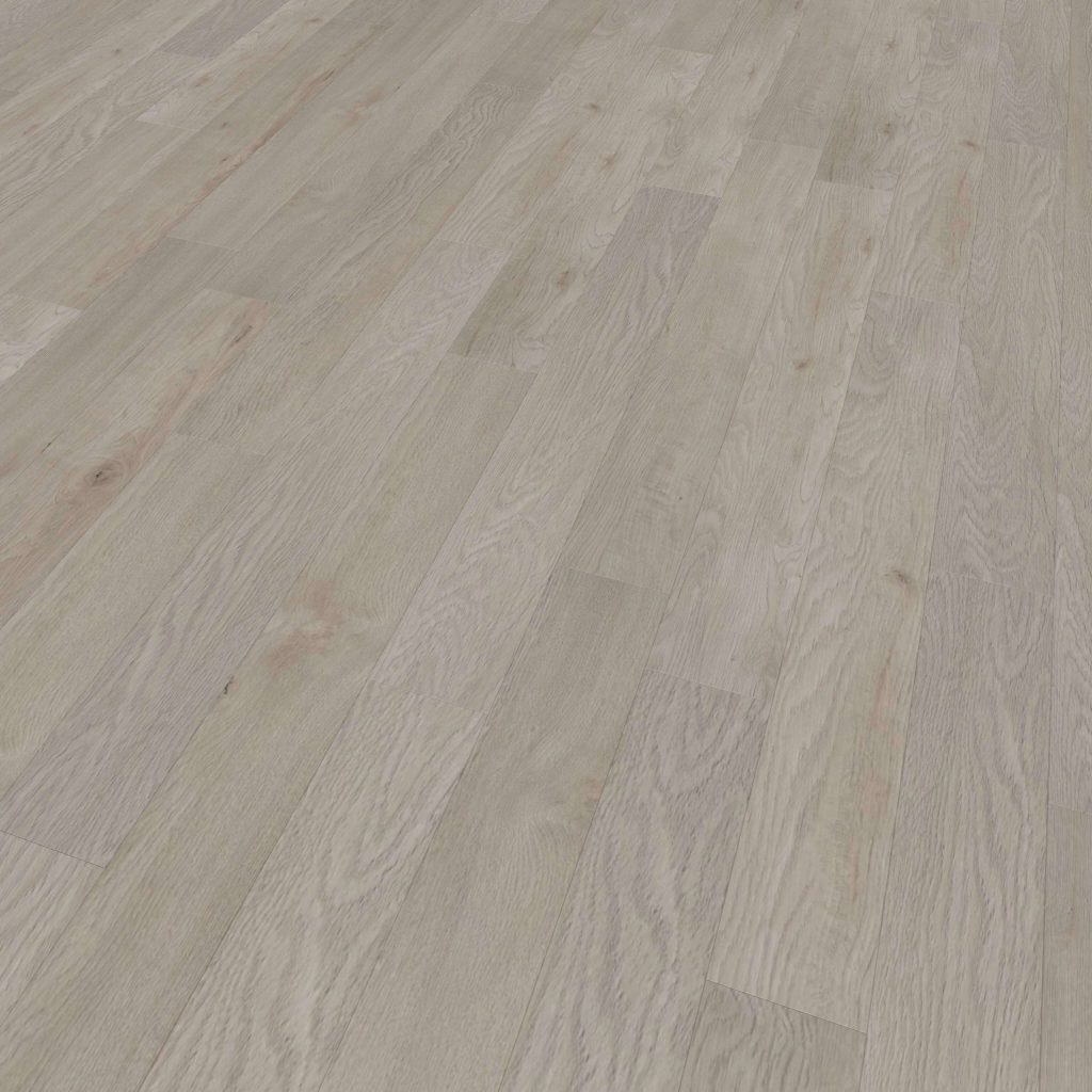 Bluepeter features a light-colored wooden floor with natural grain patterns and subtle shade variations for a clean, modern look. Uniform planks extend diagonally across the image.