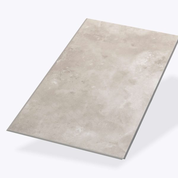 A single Modena* tile with a smooth, light gray stone-like texture and subtle color variations, shown on a plain white background.