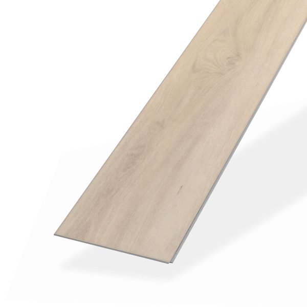 A single plank of Eden light-colored wood flooring with a natural grain pattern is displayed on a white background.