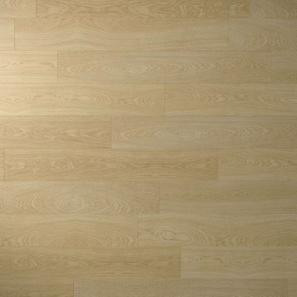 Laval Oak features a light-colored wooden floor with a smooth finish, natural grain patterns, and horizontal plank arrangement. The clean surface is evenly lit for a refined look.