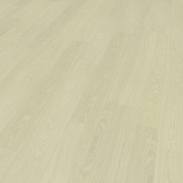Tacoma Oak features a light-colored wood floor with a natural grain pattern, arranged in a staggered plank layout. The clean, smooth surface displays subtle variations in wood tones and texture.