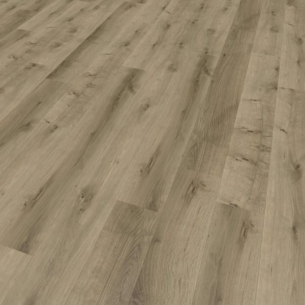 Austin Oak* features a light brown wooden floor with visible natural grain patterns and knots, arranged in a staggered plank layout for a warm, textured look.