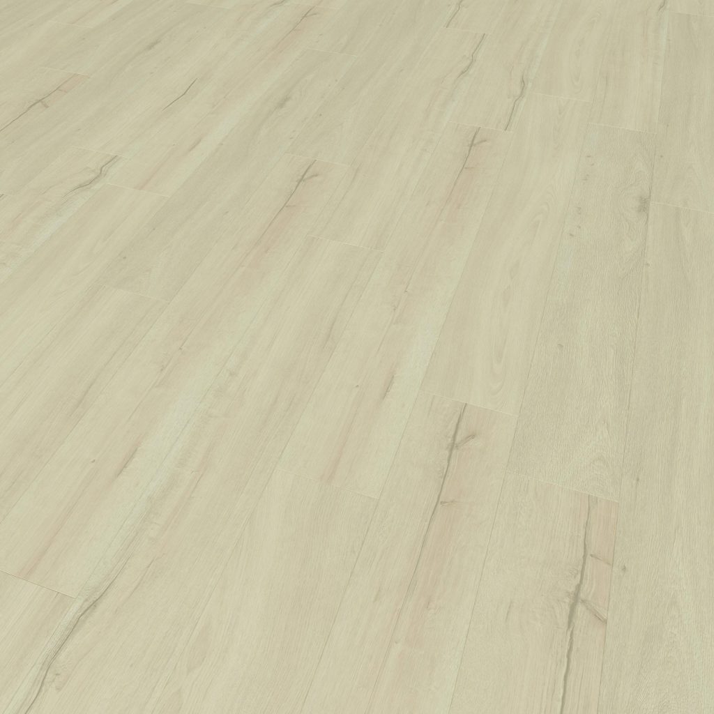 Galena Oak features light wood flooring with a smooth, matte finish and subtle grain patterns. Each plank is arranged horizontally, offering a clean and modern look.