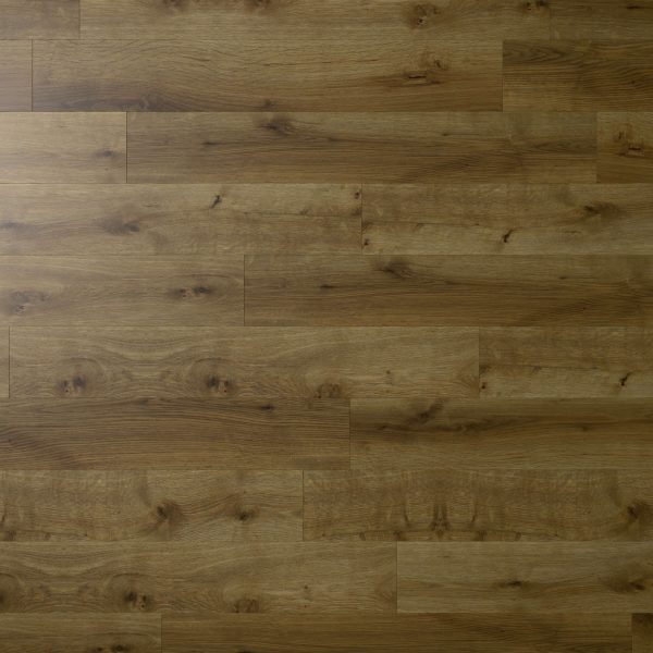 Stowe Oak* features light brown wooden flooring with a natural grain pattern, visible knots, and evenly arranged horizontal planks.
