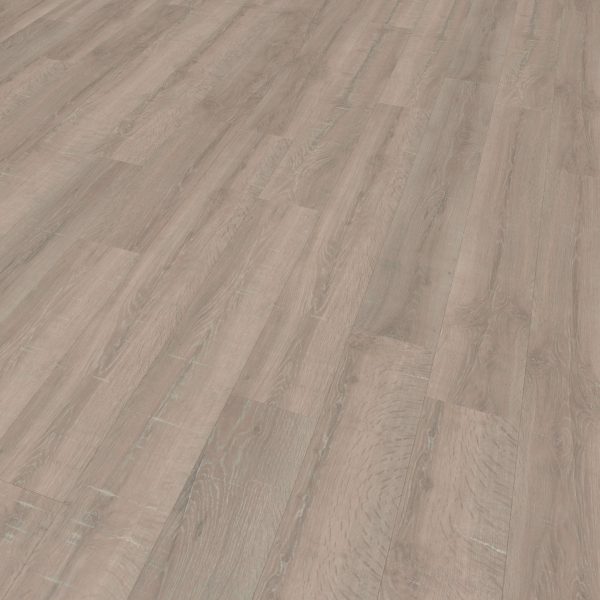 Beverley Oak features light brown wooden planks with a subtle grain pattern and gentle tone variations. The closely fitted design creates a smooth, natural appearance and a clean, modern look.