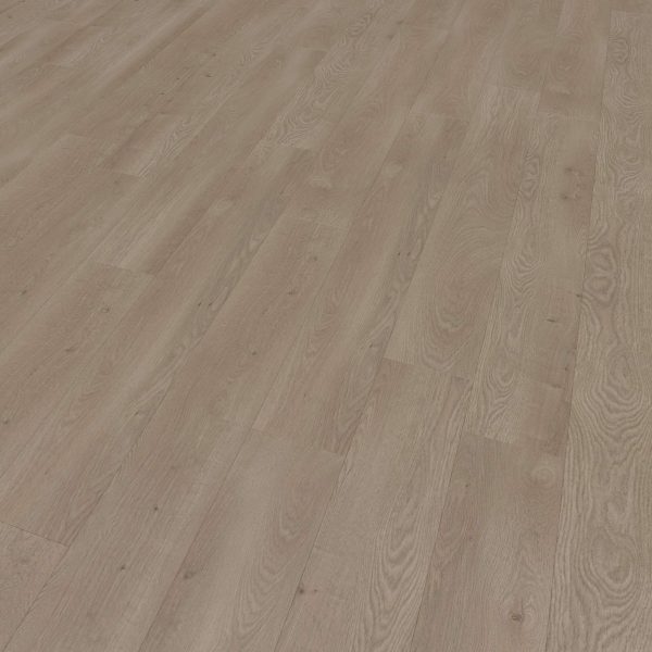 A close-up view of Brussels Oak flooring, featuring light brown planks with natural wood grain texture and subtle color variations arranged side by side.