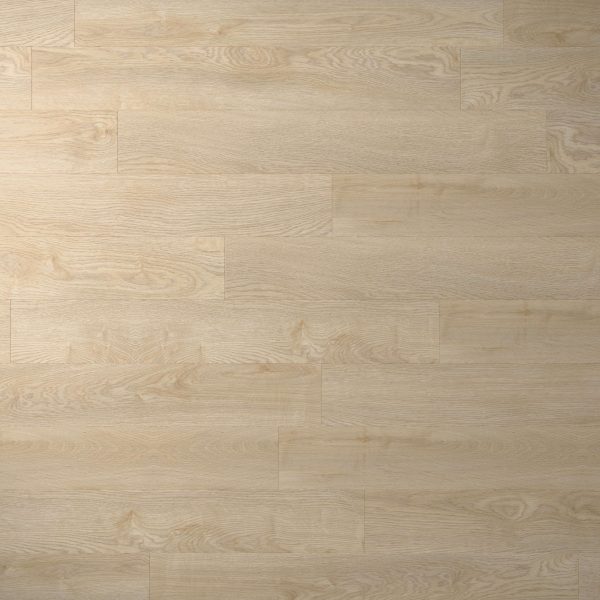Delta features light-colored wood with a natural grain pattern, arranged in a staggered plank layout for a smooth, clean surface ideal for interior spaces.