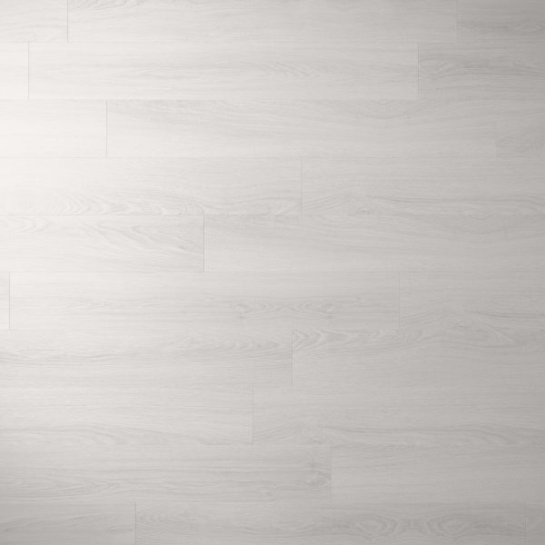 Newborough features light gray wooden planks with a smooth, matte finish. Laid horizontally, the subtle wood grain and natural tonal variations give your space a clean, modern look.