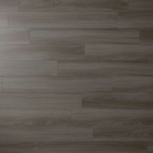Tollymore* features dark grey wooden floor planks in a staggered pattern, offering a smooth matte finish with subtle wood grain and texture variations throughout.