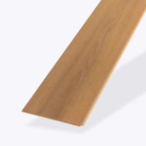 Aurora Oak: A single rectangular light brown wooden plank with a smooth surface and natural wood grain pattern, displayed on a white background.